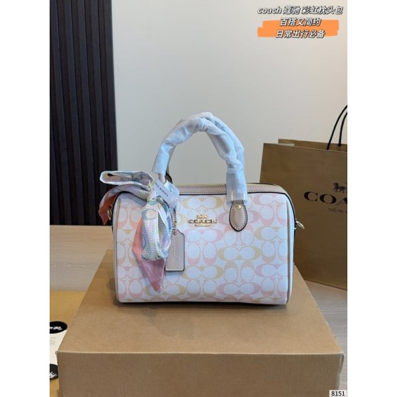 Mini Rowan Satchel in Pastel Signature Canvas